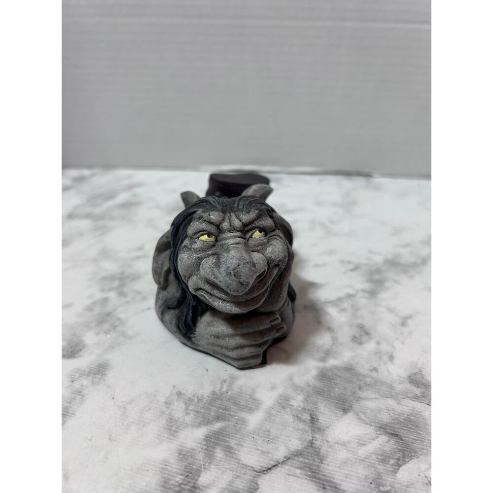 Funny Gargoyle Boots Laying Down Figurine Hand Painted Resin Gothic Fairy Decor - Picture 3 of 6